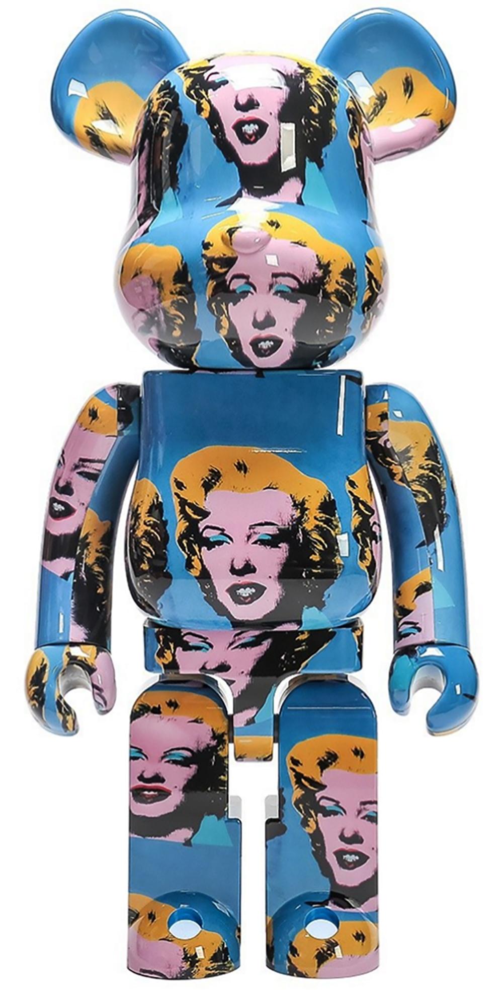Andy Warhol Bearbrick 400% set of 4 works (Warhol BE@RBRICK)  - Pop Art Sculpture by (after) Andy Warhol