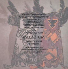 Andy Warhol Cowboys & Indians 1986  (announcement)
