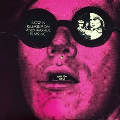 Original 1960s Andy Warhol Films promo card (60s Warhol) 