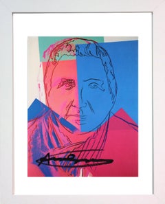 Andy Warhol 'Gertrude Stein (F. & S. II.227) ' Signed from Ten Portraits of Jews