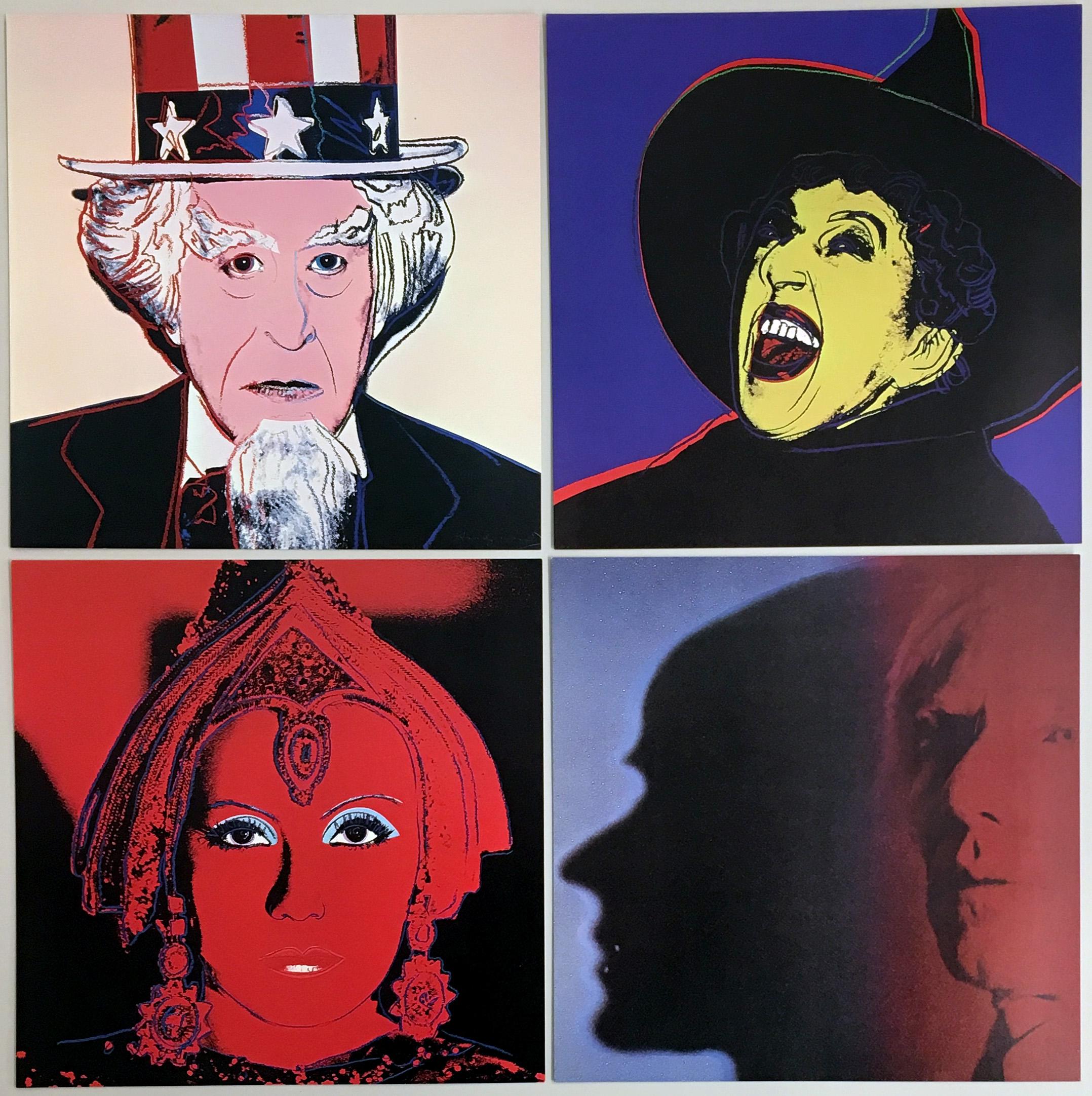 Andy Warhol Myths (portfolio of 10 Warhol announcement cards)  1