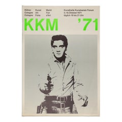 Vintage Andy Warhol, Original Poster for Kölner Kunstmarkt '71, Pop Art, Art Cologne