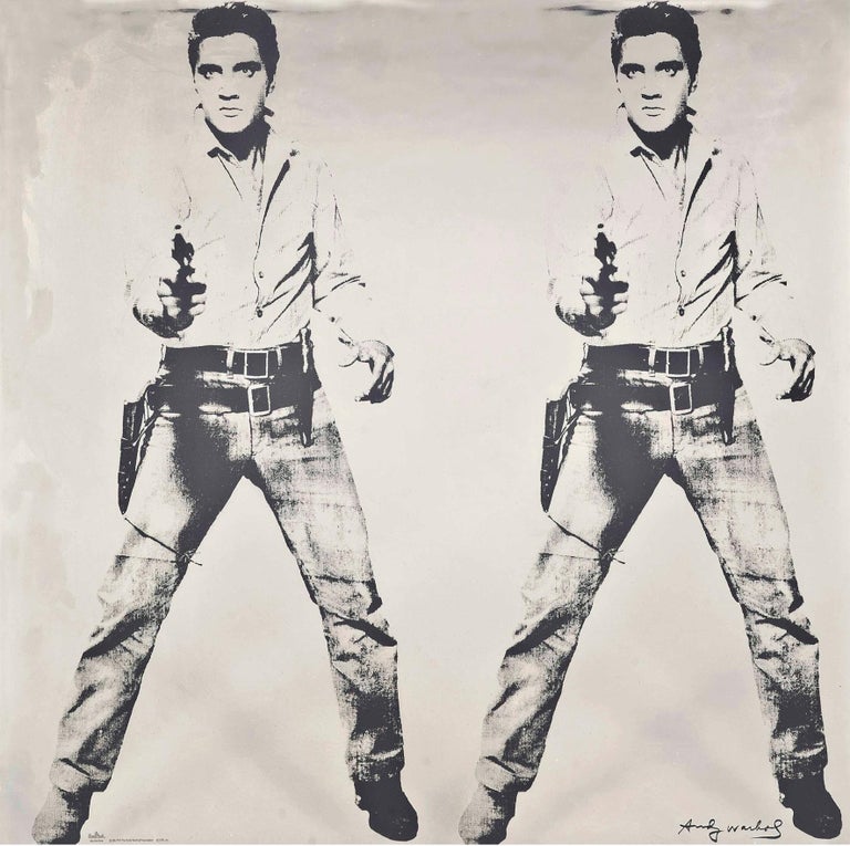 (after) Andy Warhol Portrait Print - Andy Warhol, Platinum Elvis -Contemporary Art, Edition, Gift, Pop Art, Design