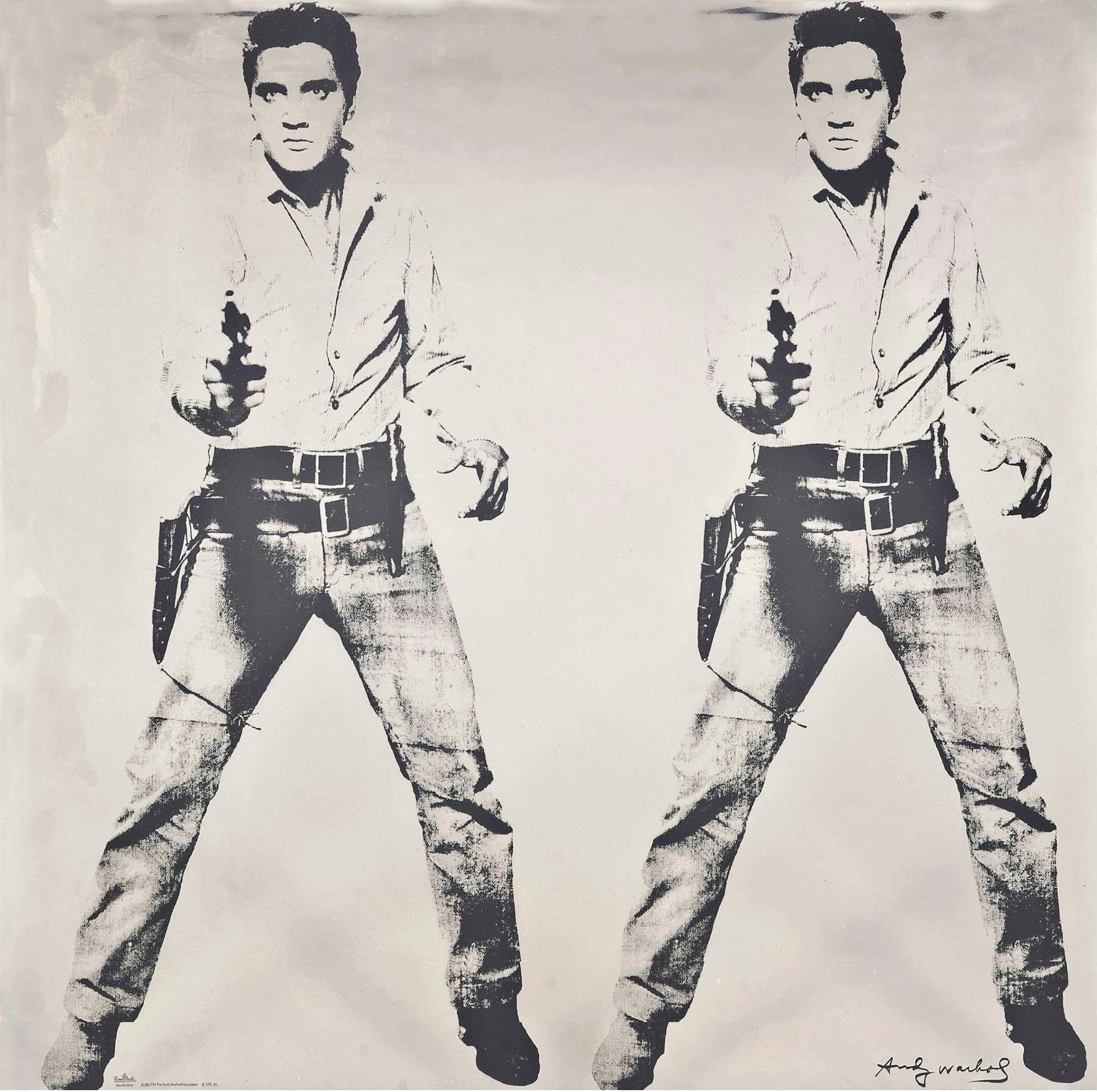 Andy Warhol, Platinum Elvis -Contemporary Art, Edition, Gift, Pop Art, Design