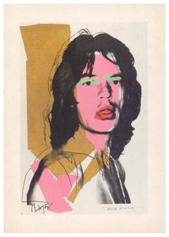 Sérigraphies de portraits d'Andy Warhol 1965-80 (cartes d'annonce)