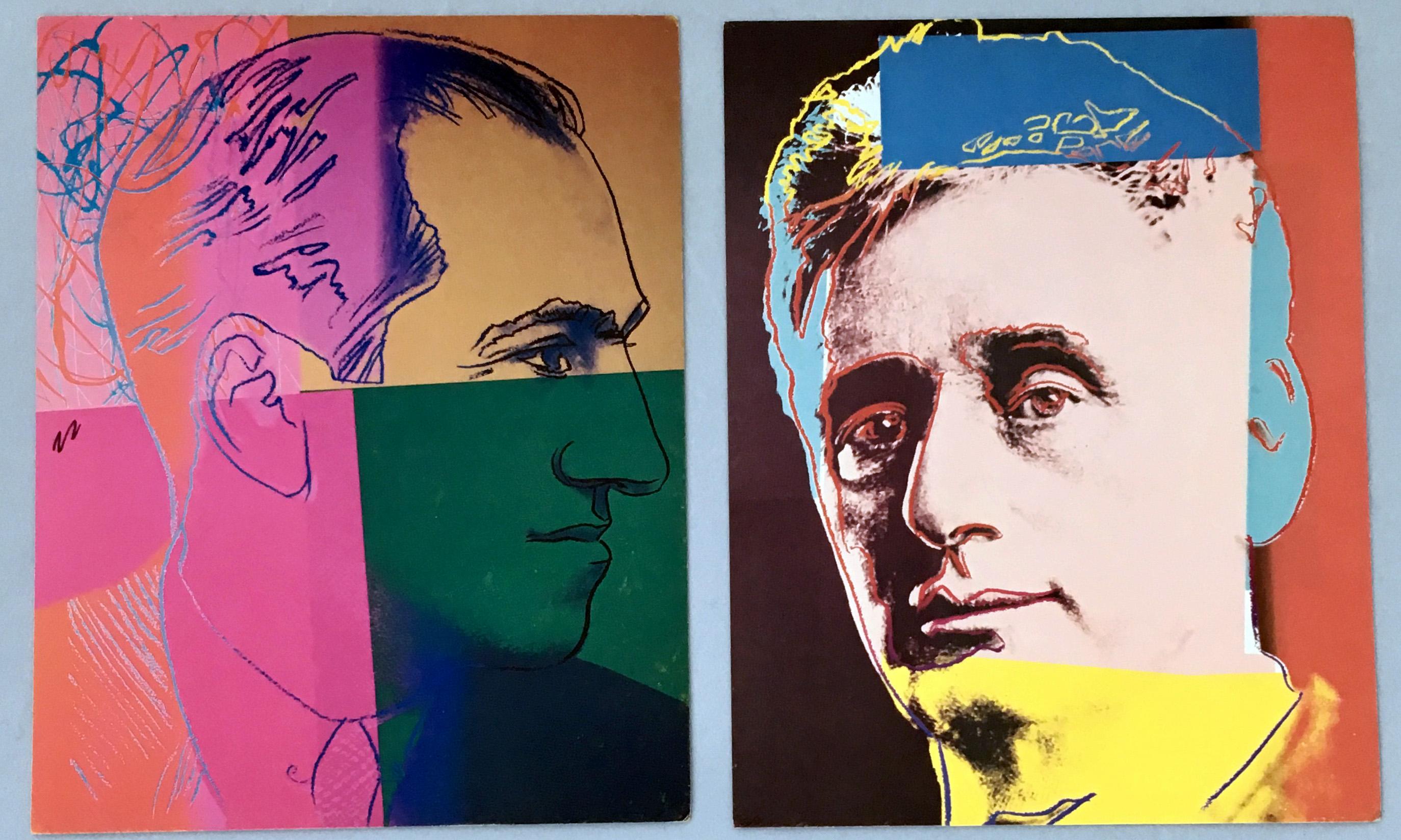 Andy Warhol Portraits of Jews of the 20th Century (announcements) 3