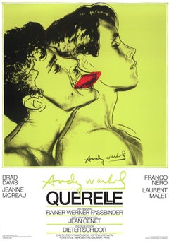 Grün-39"" x 27,5""-Poster von Warhol-Querelle, 1983-Pop Art, Grün-Film, Film