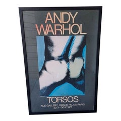 Andy Warhol Rare Vintage 1977 Original  Poster Torsos (Paris) 