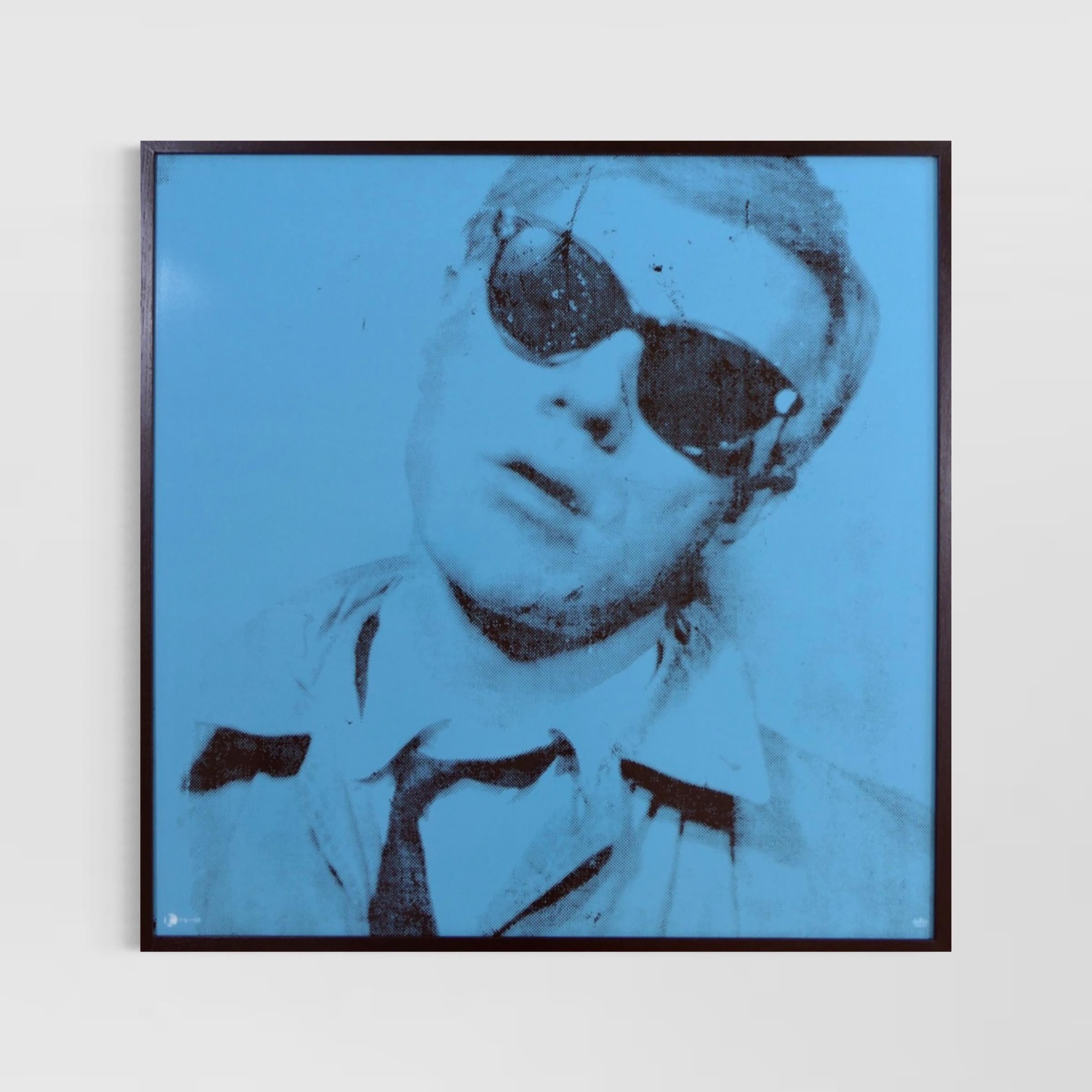 Andy Warhol, Autoritratto - Arte contemporanea, Edizione, Regalo, Pop Art, Blu - Print di (after) Andy Warhol