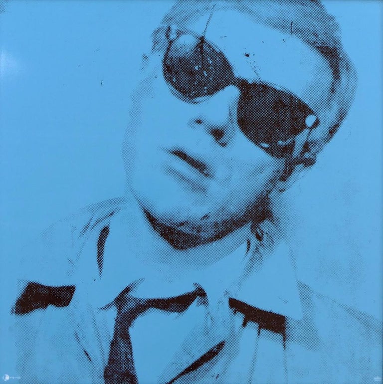 ANDY WARHOL
Blue Self Portrait
Edition of 49
From Rosenthal Studio Line
51 x 51 cm (20.1 x 20.1 in.)
Signed in glaze (fac-simile signature), numbered on the reverse on label In wooden box, accompanied by Certificate of Authenticity from the