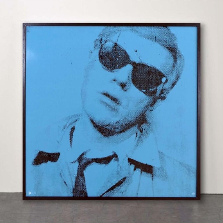 Andy Warhol, Self Portrait -Contemporary Art, Edition, Gift, Pop Art, Blue For Sale 1