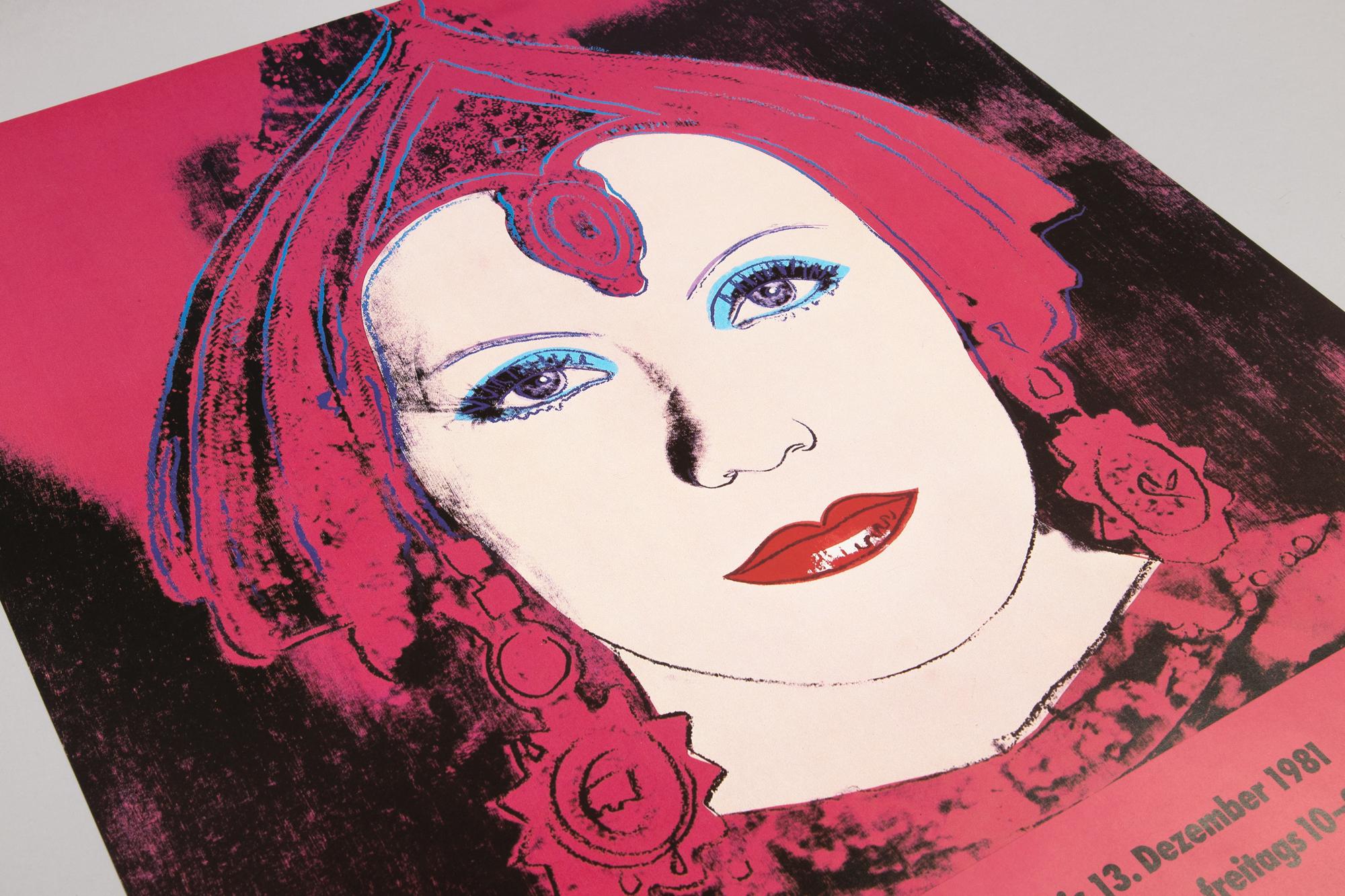 Andy Warhol, The Star - Kestner-Gesellschaft, Exhibition Poster, Pop Art Print - Pink Portrait Print by (after) Andy Warhol
