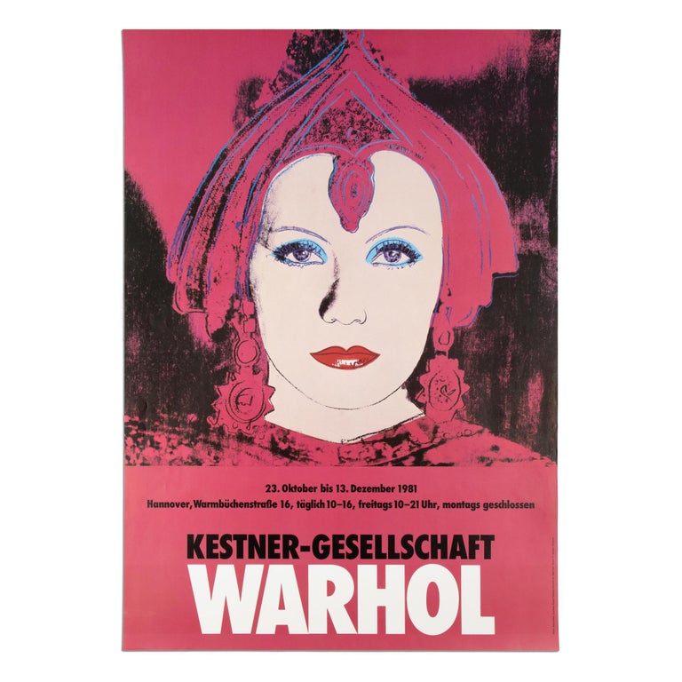 Andy Warhol, The Star - Kestner-Gesellschaft, Exhibition Poster 