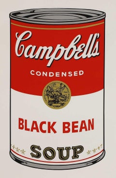 Vintage Campbells Soup - Black bean