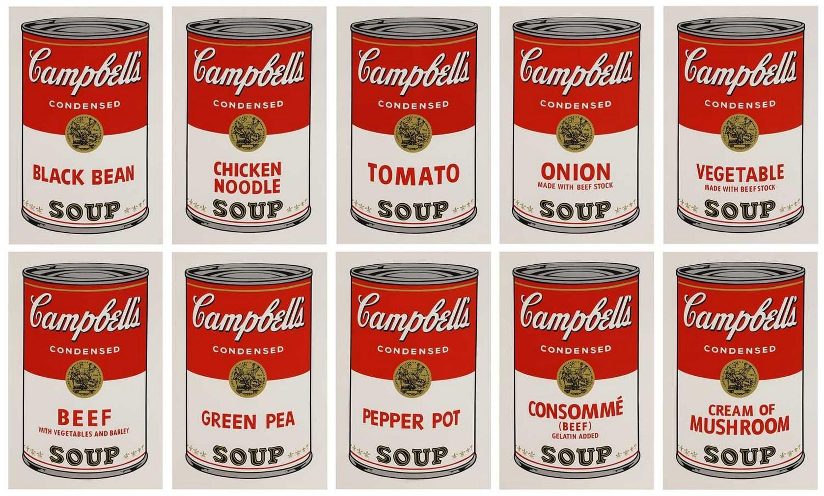 Campbells Soup - Chicken Noodle - Print by (after) Andy Warhol