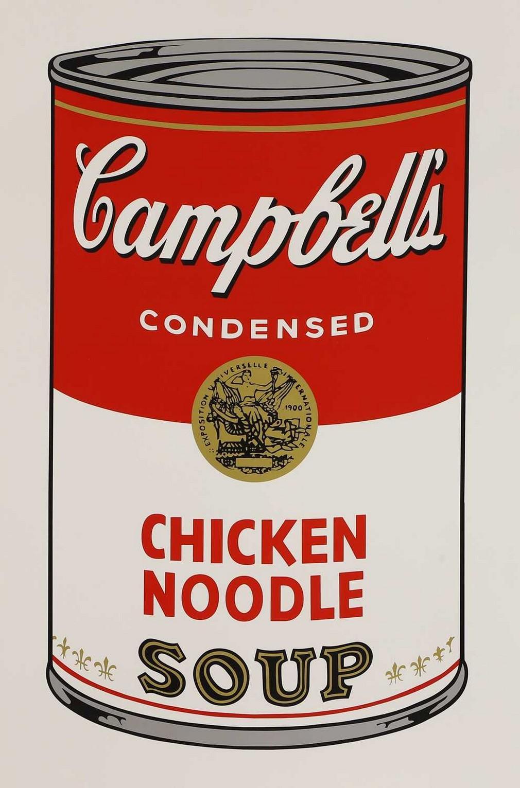 (after) Andy Warhol Figurative Print - Campbells Soup - Chicken Noodle