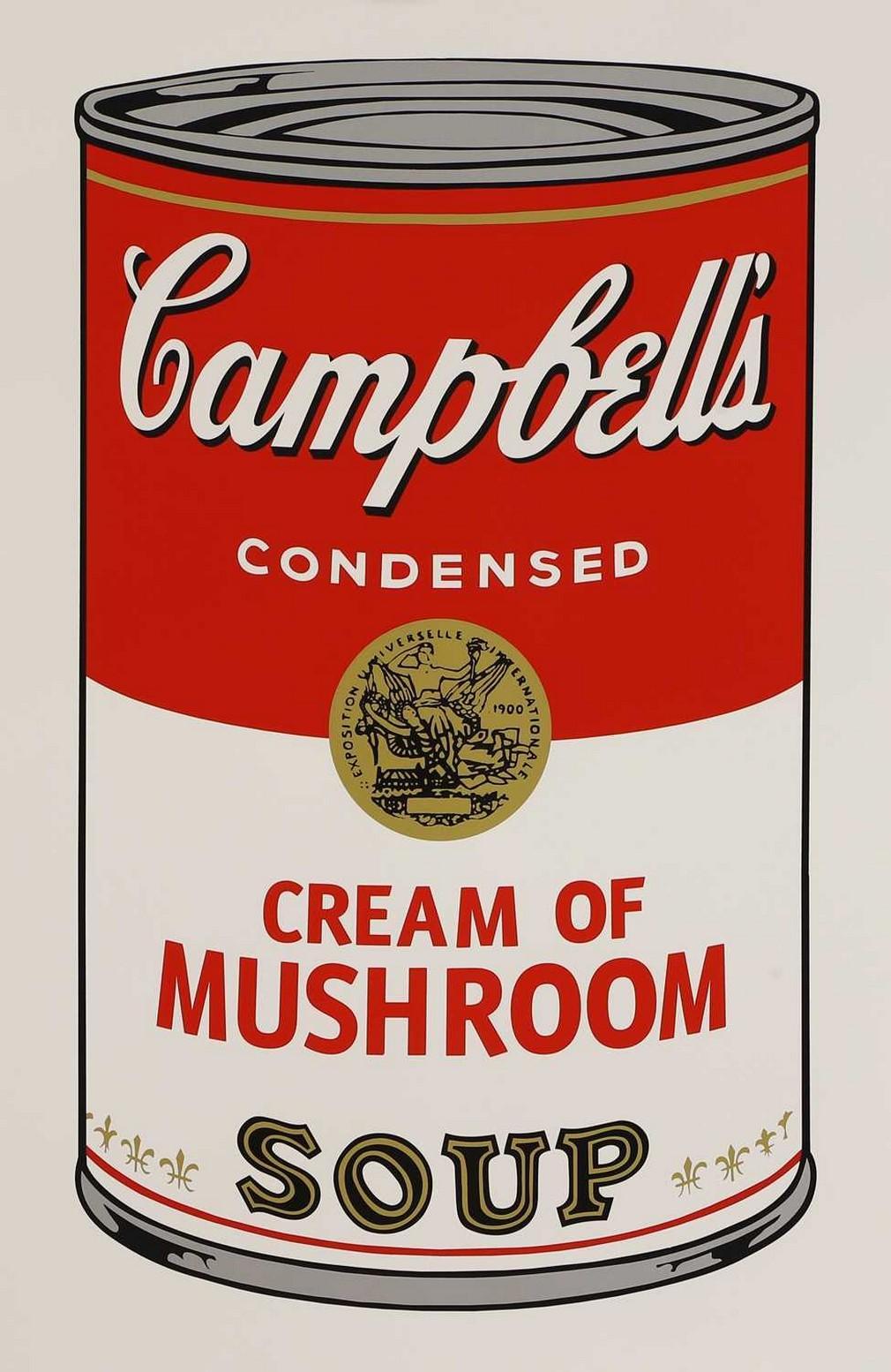 (after) Andy Warhol Figurative Print - Campbells Soup - Cream of Mushroom
