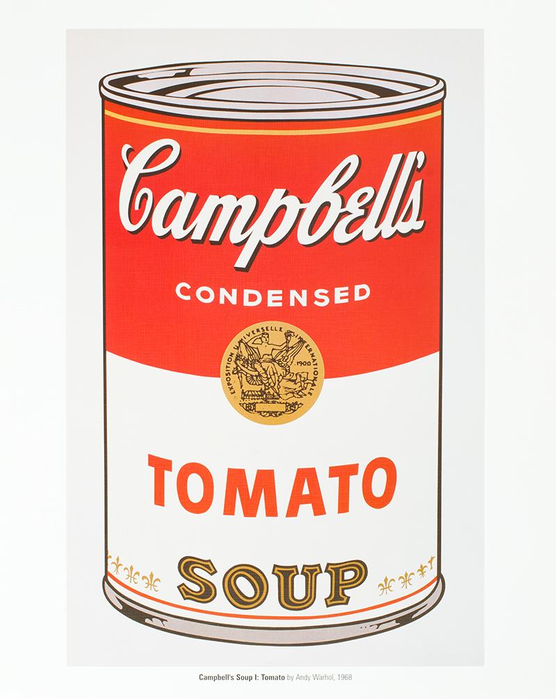(after) Andy Warhol Figurative Print - 'Campbell's Soup I : Tomato'