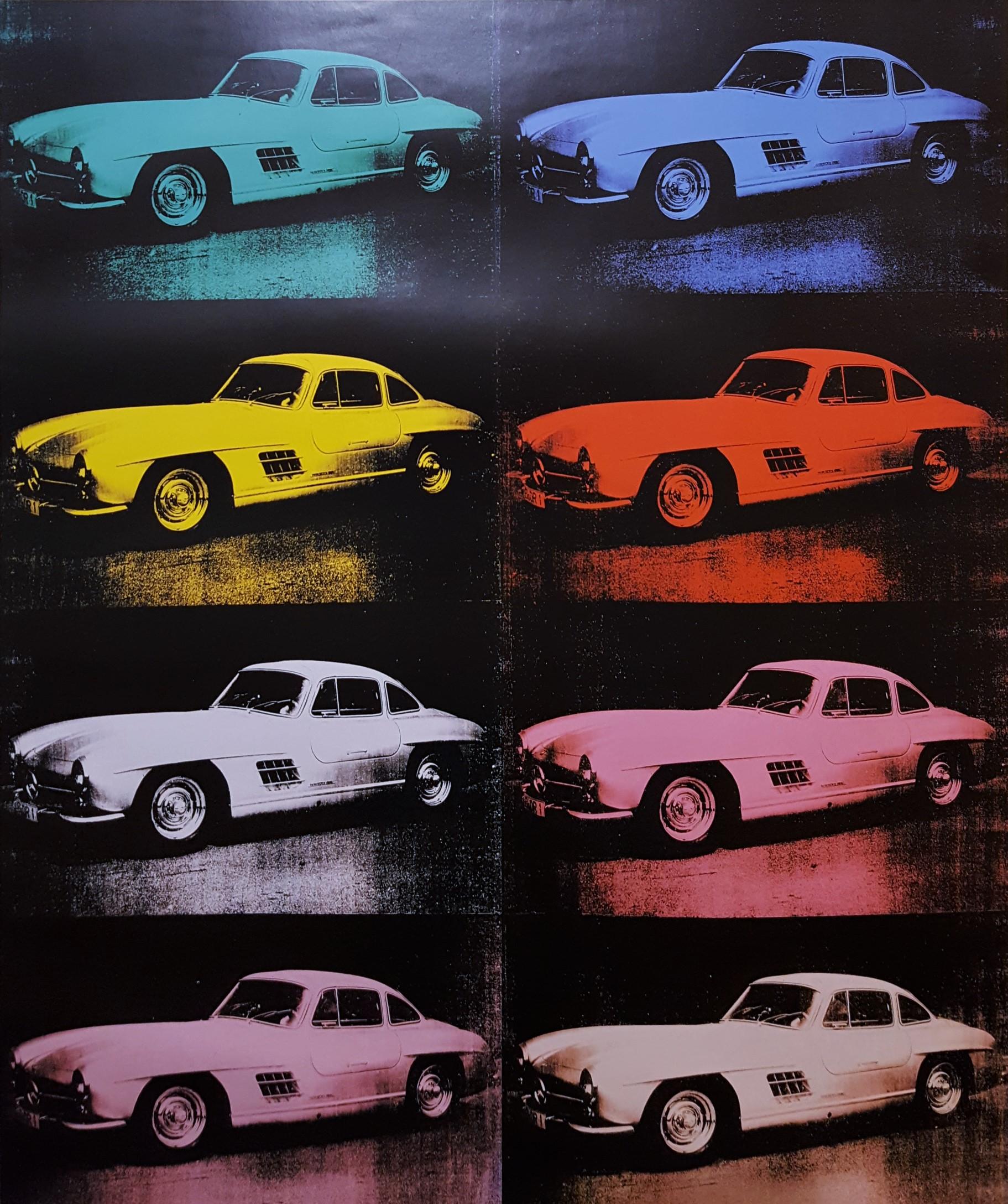 Cars: Mercedes-Benz 300 SL Coupe, 1954 - Print by (after) Andy Warhol