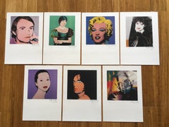 Collection of SFMOMA Portraits after Andy Warhol