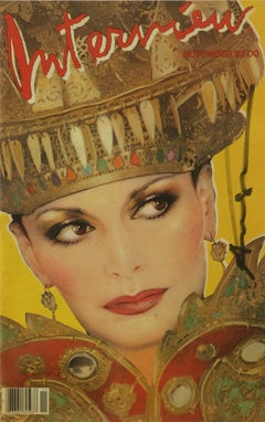 Diane Von Furstenberg Interview Cover, Signed By Andy Warhol, American, Pop Art