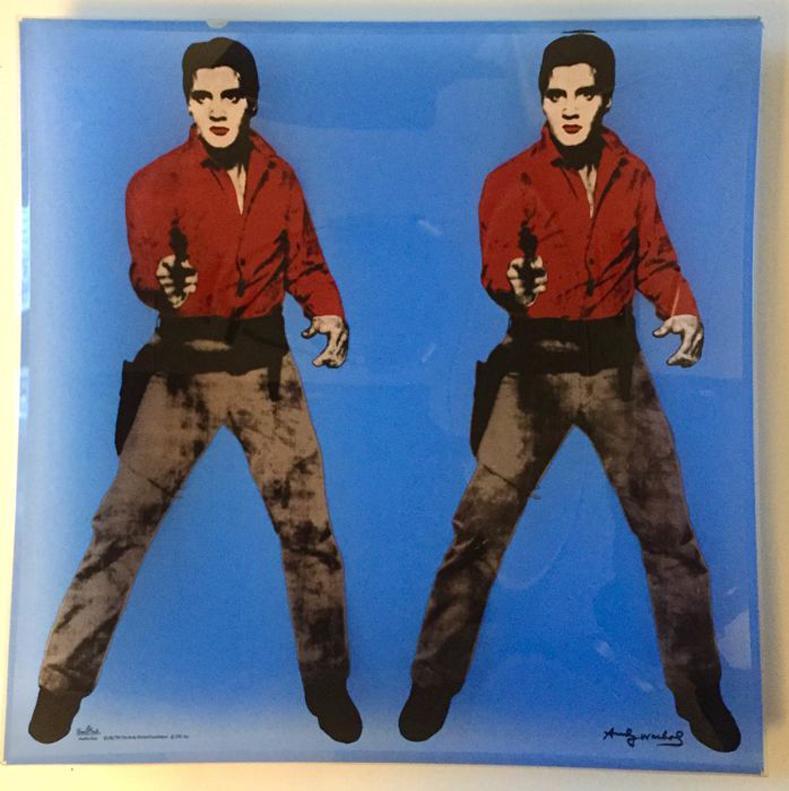 Double Elvis Plate (Blue)