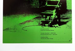 Electric Chair, Conspiracy Means To Breathe Together, 1969, Warhol Foundation