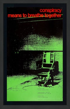 Electric Chair, Conspiracy Means To Breathe Together, 1969, Warhol Foundation