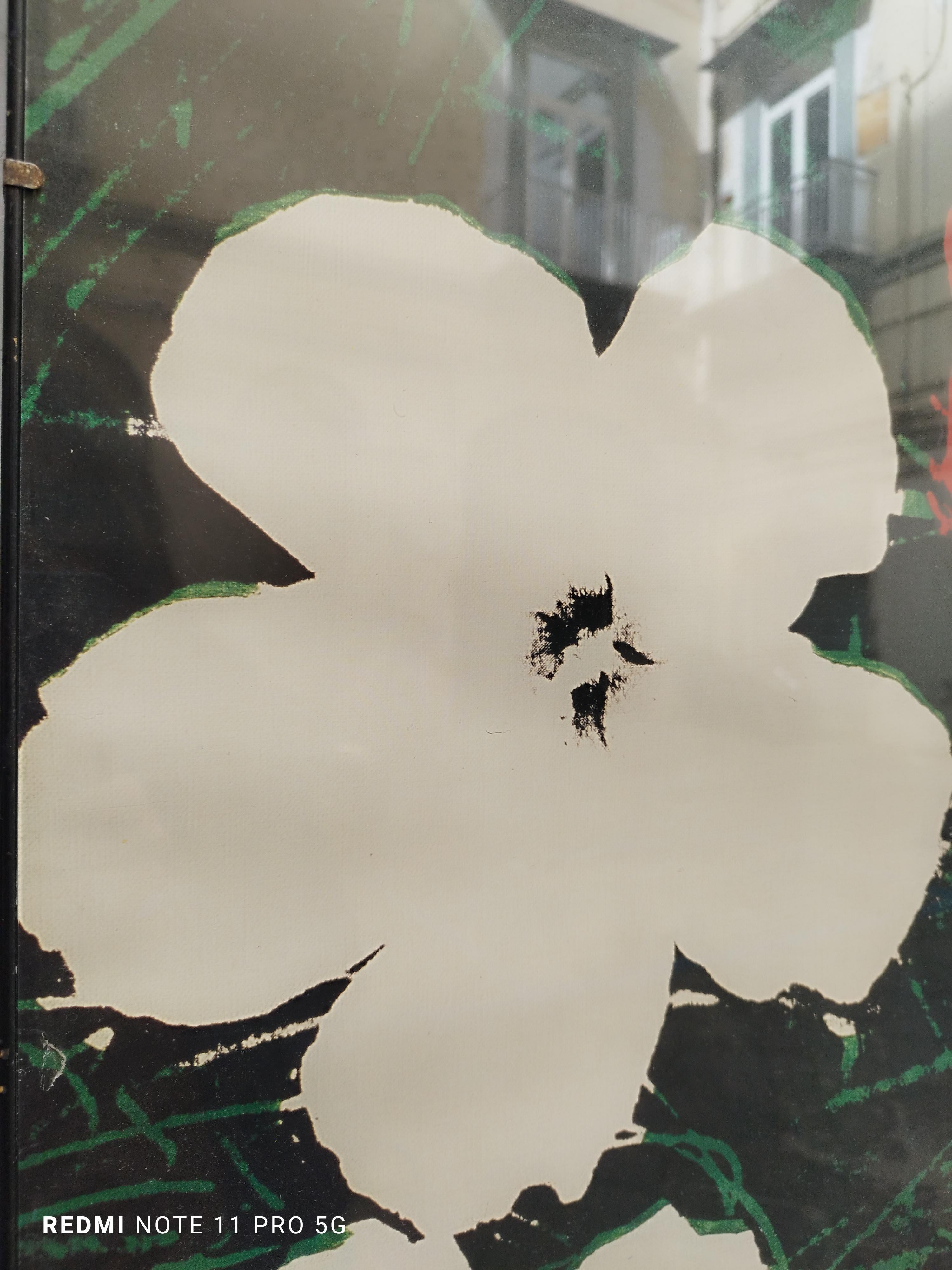 Fleurs - Gravure moderne d'Andy Warhol , Italie 1970 - Pop Art Print par (after) Andy Warhol