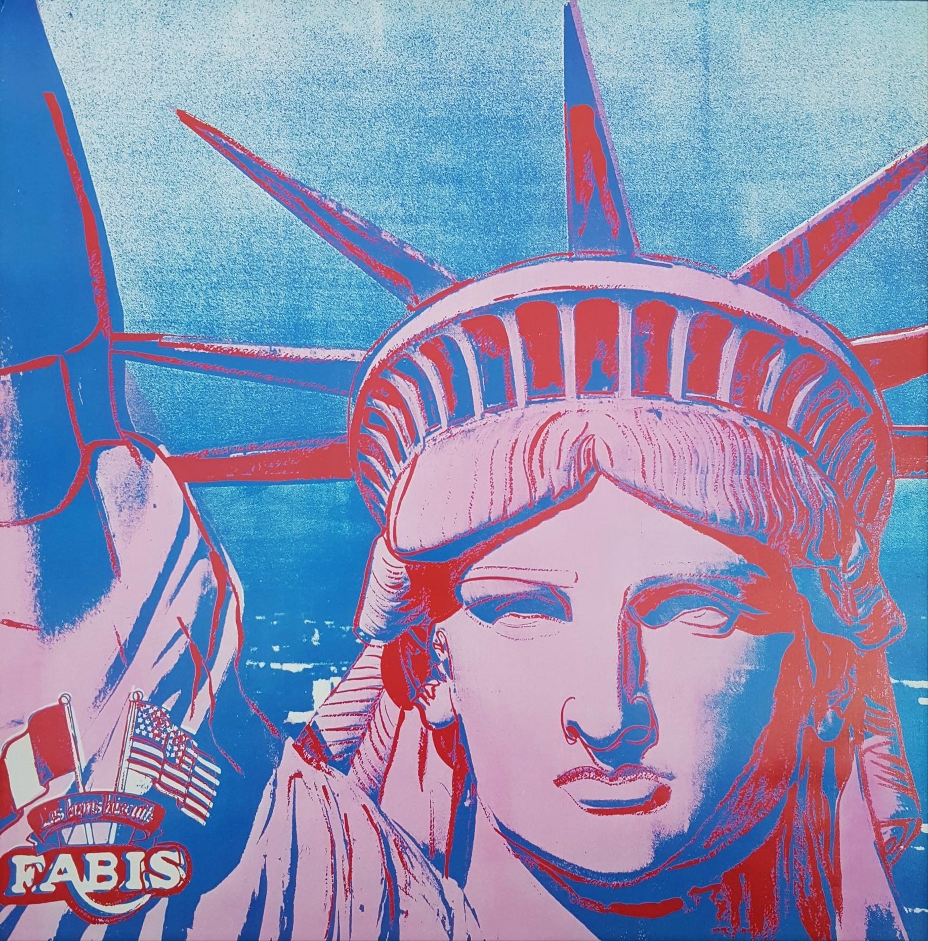 Galerie Lavignes Bastille (10 Statues of Liberty) - Print by (after) Andy Warhol