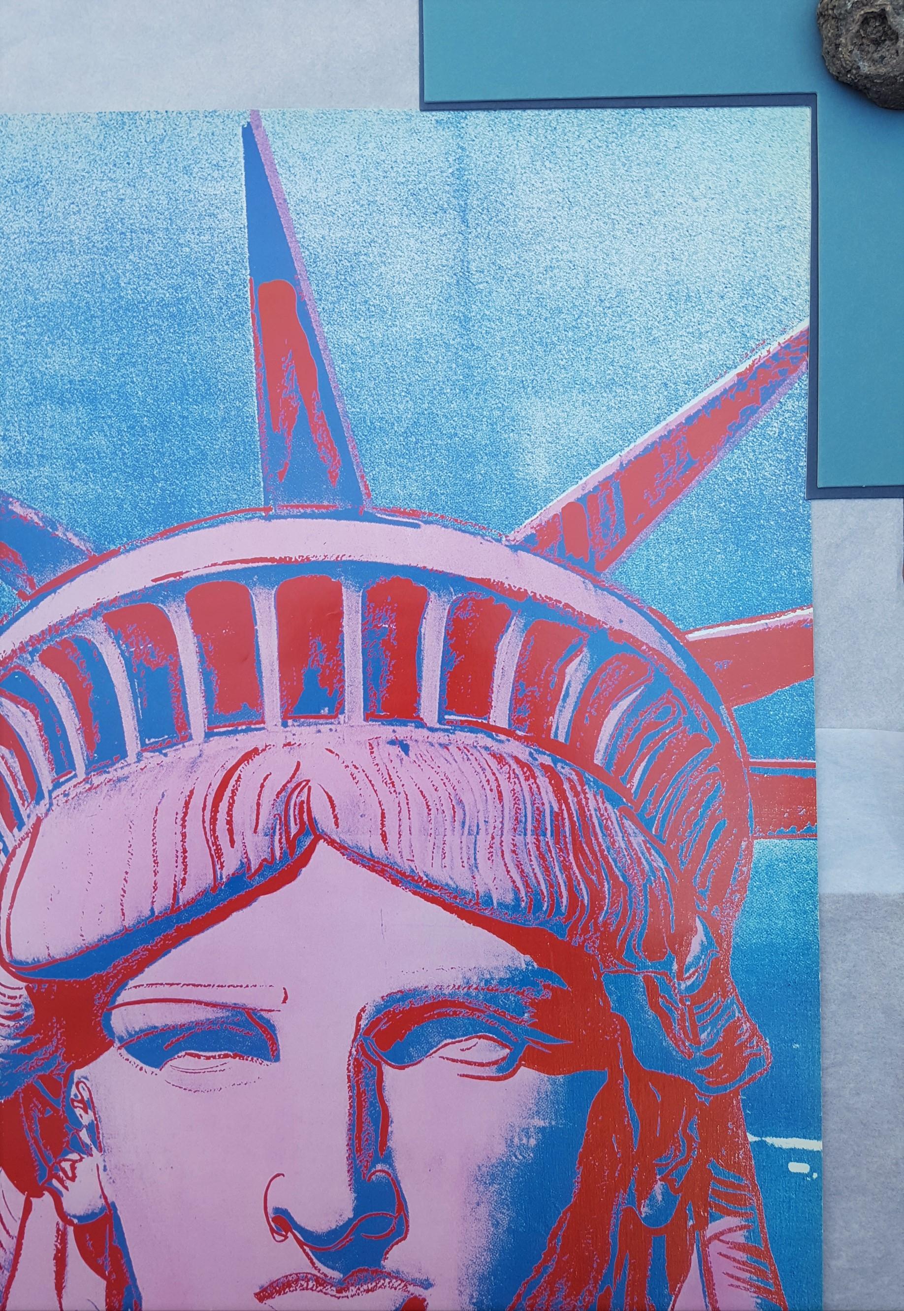 andy warhol statue of liberty