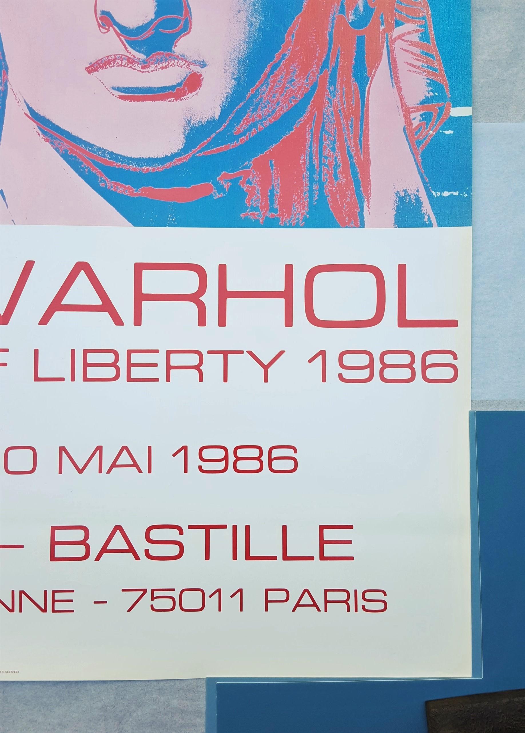 Galerie Lavignes Bastille (10 Statues of Liberty) - Pop Art Print by (after) Andy Warhol