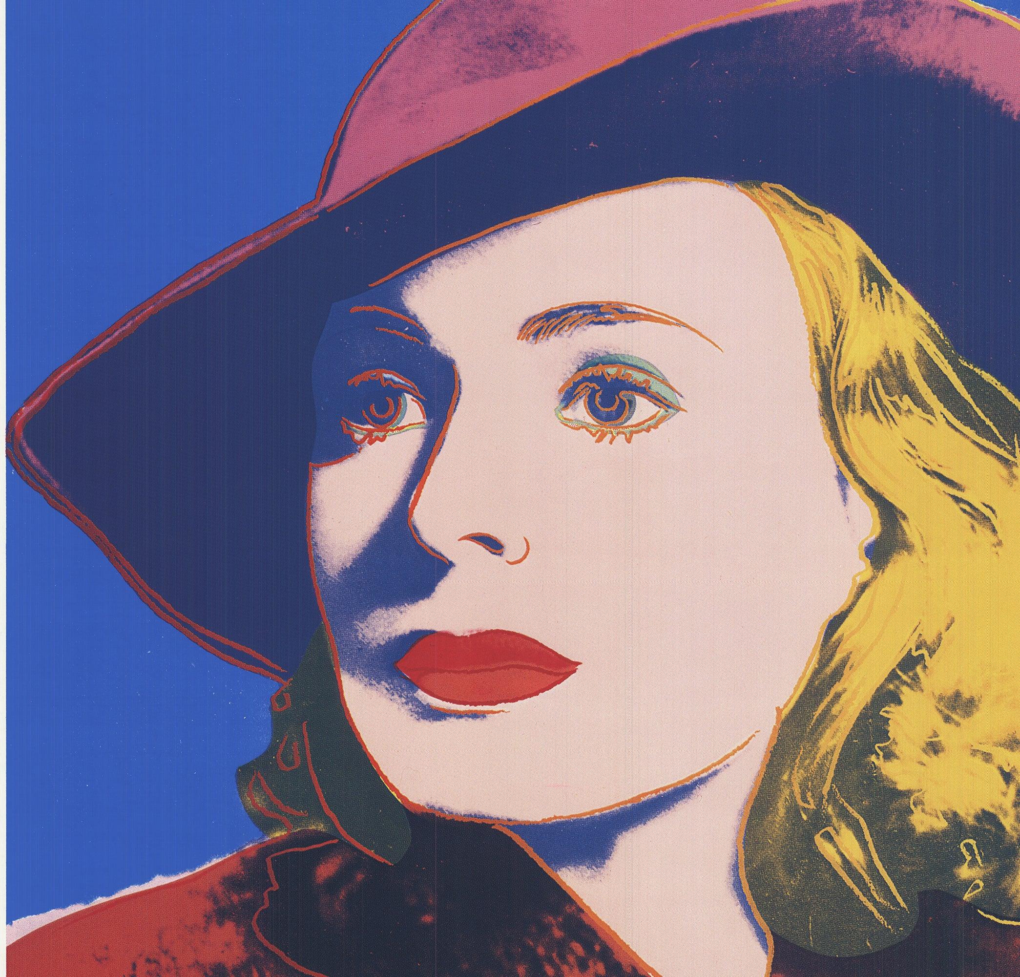 Ingrid with Hat - Pop Art Print by (after) Andy Warhol