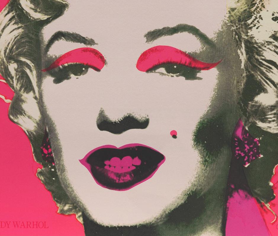 Marilyn, Castelli Graphics Invitation - Pink Portrait Print by (after) Andy Warhol