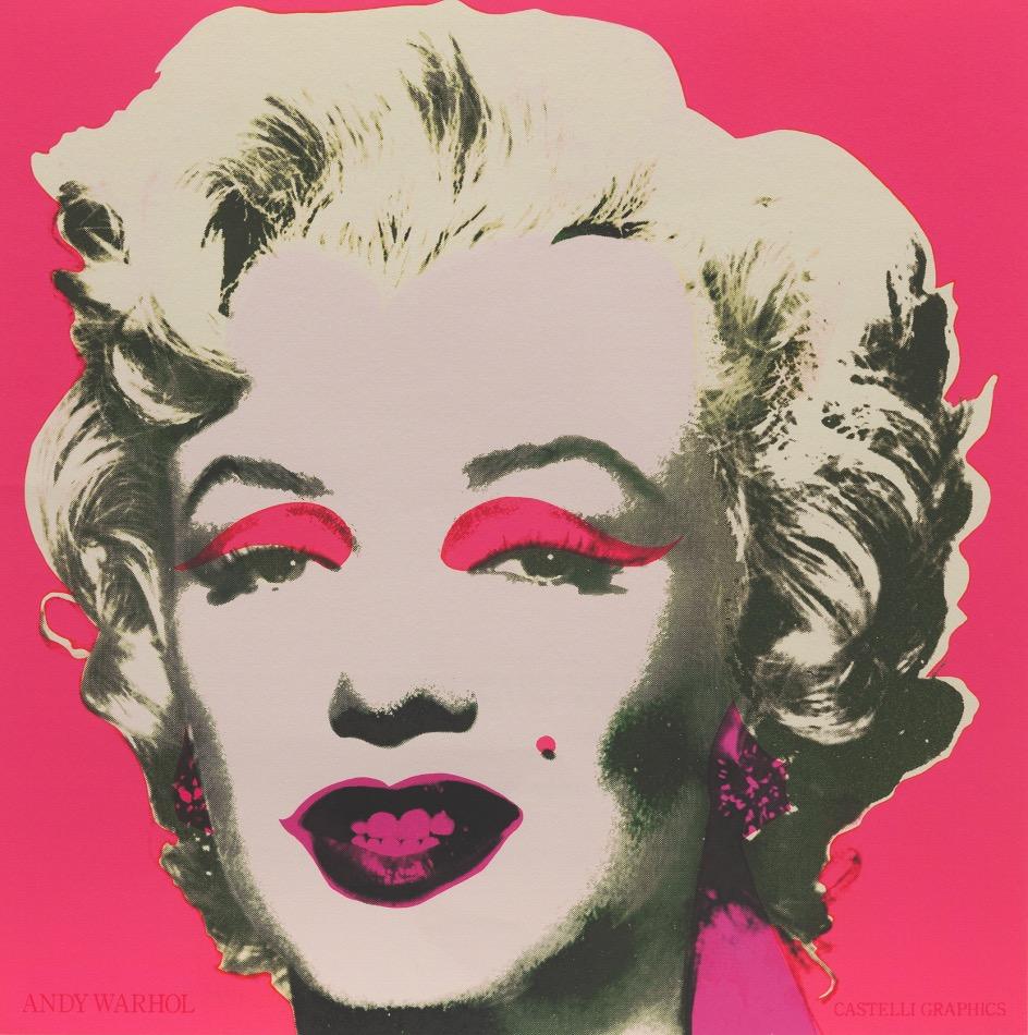 (after) Andy Warhol Portrait Print - Marilyn, Castelli Graphics Invitation