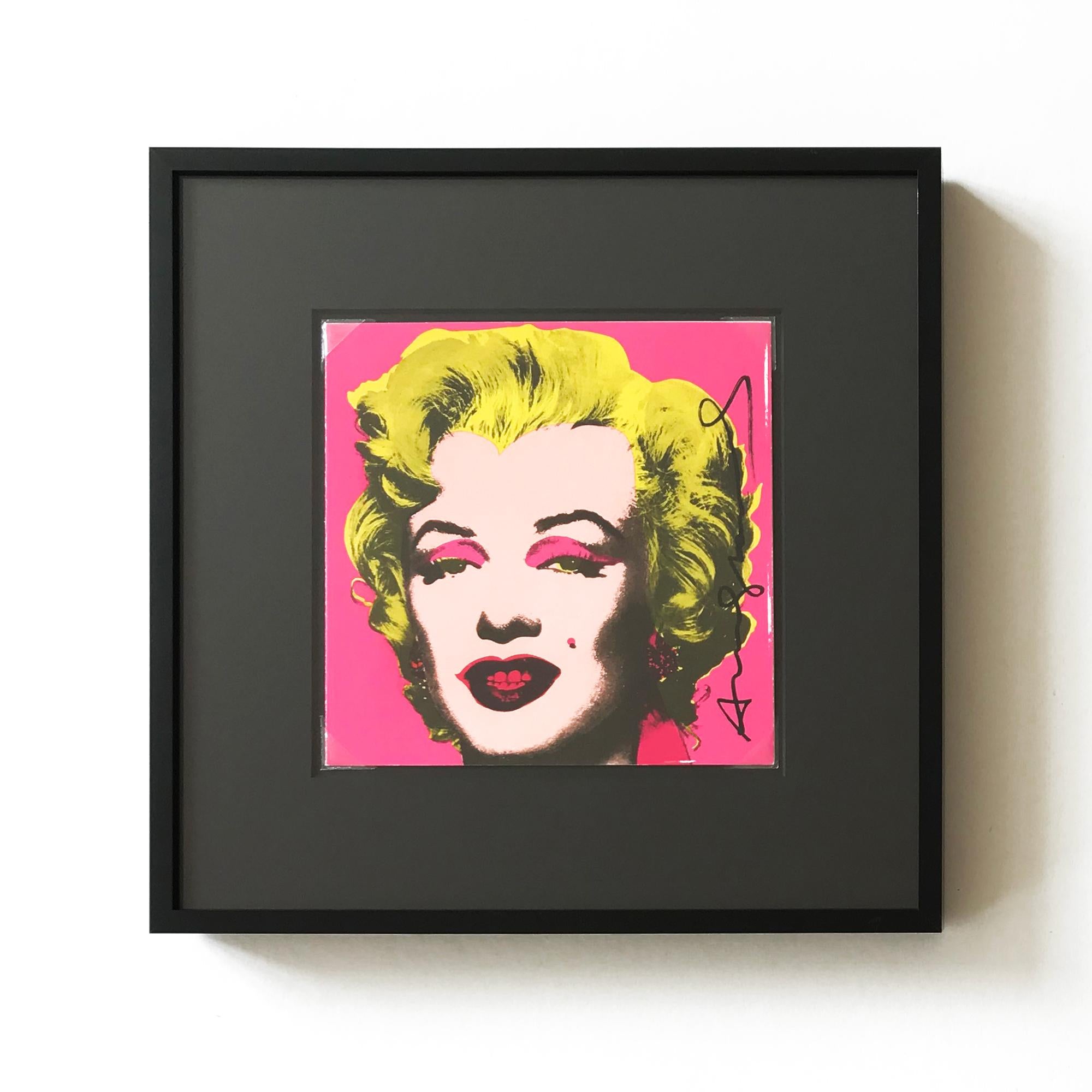 (after) Andy Warhol Portrait Print - Marilyn, Castelli Graphics Invitation, Pop Art, American Artist, 20th Century