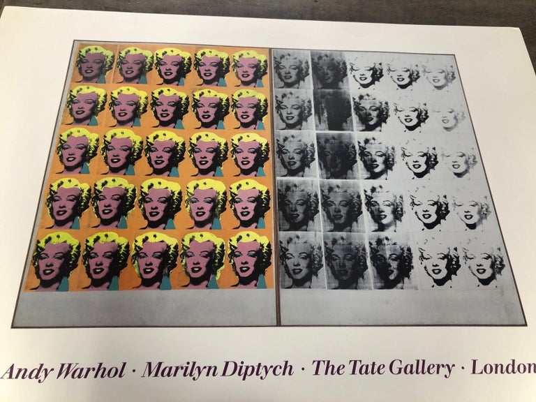 MARILYN DIPTYCH AFTER ANDY WARHOL TATE GALLERY at 1stDibs