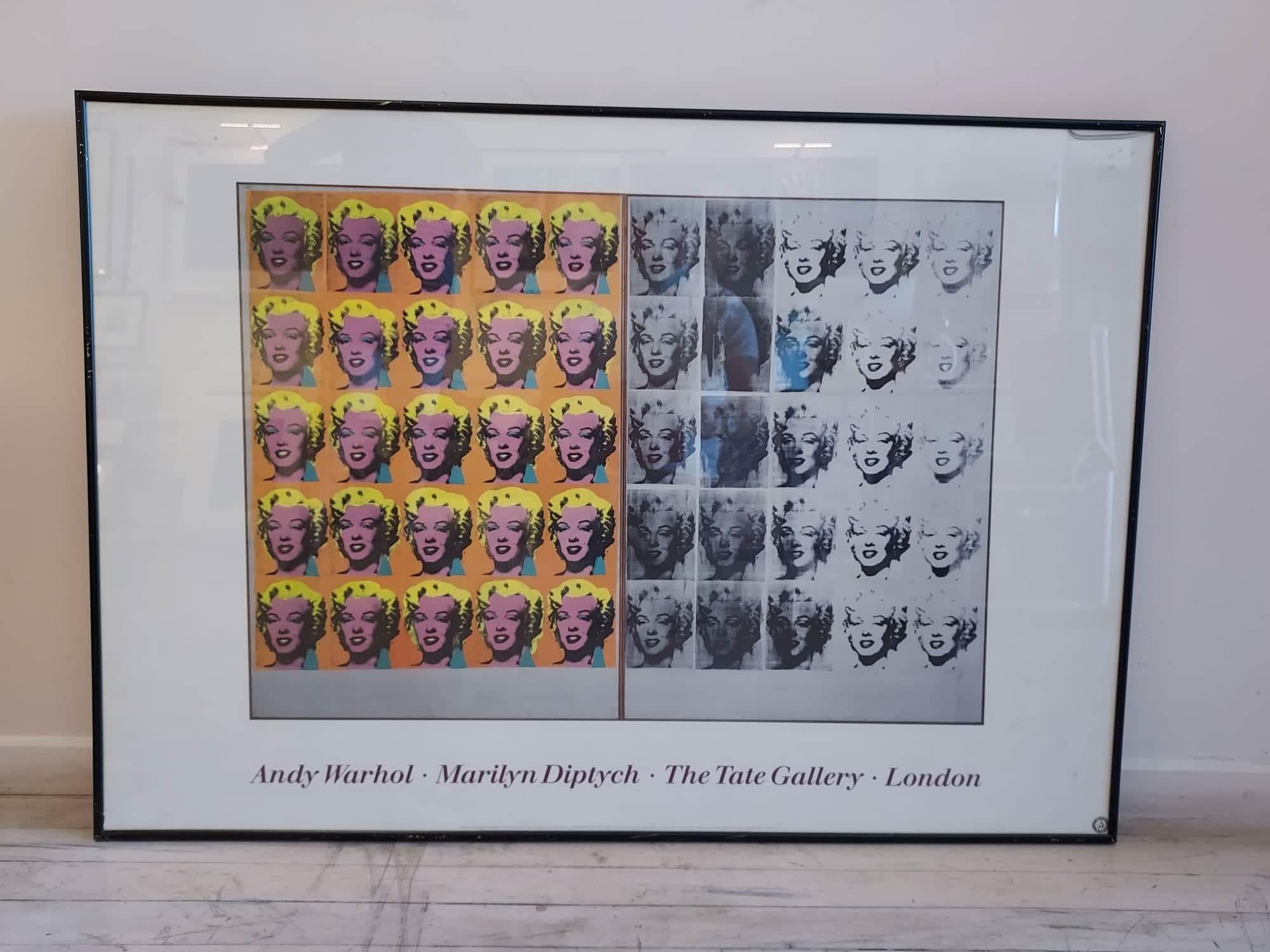 (after) Andy Warhol Figurative Print - MARILYN DIPTYCH  AFTER ANDY WARHOL TATE GALLERY 