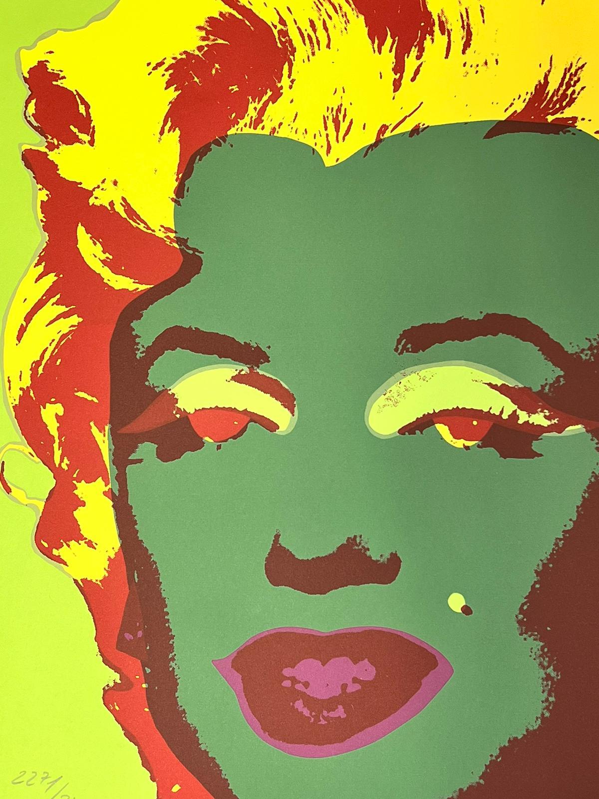Marilyn Monroe after Warhol Numbered Color Lithograph Publishers Stamped - Print by (after) Andy Warhol