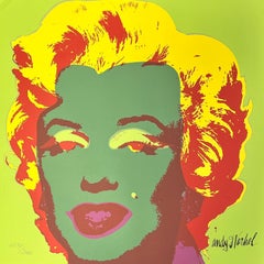 Marilyn Monroe after Warhol Numbered Color Lithograph Publishers Stamped