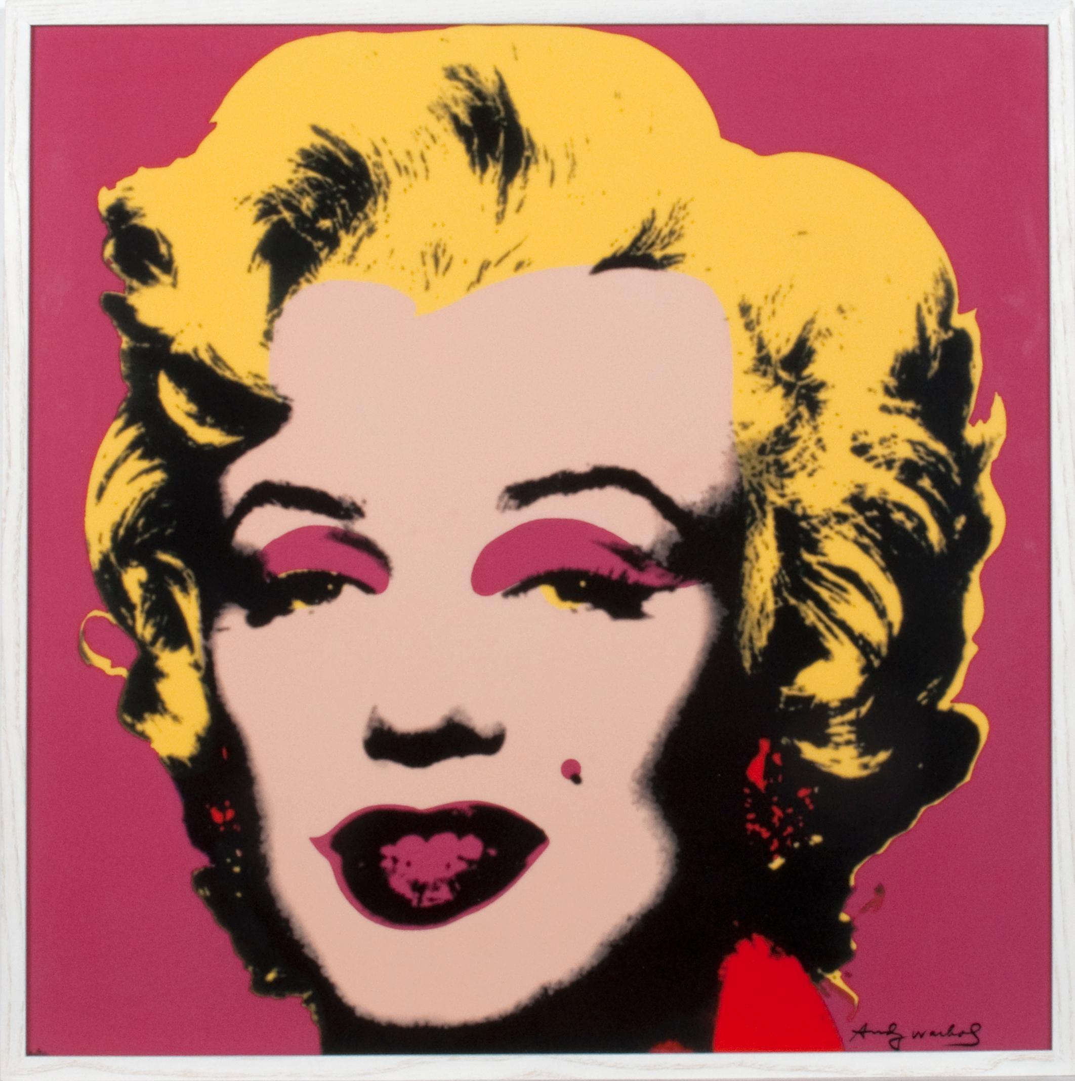 Marilyn (Pink) -Contemporary Editions, Andy Warhol, Framed, Pop Art, Rosenthal