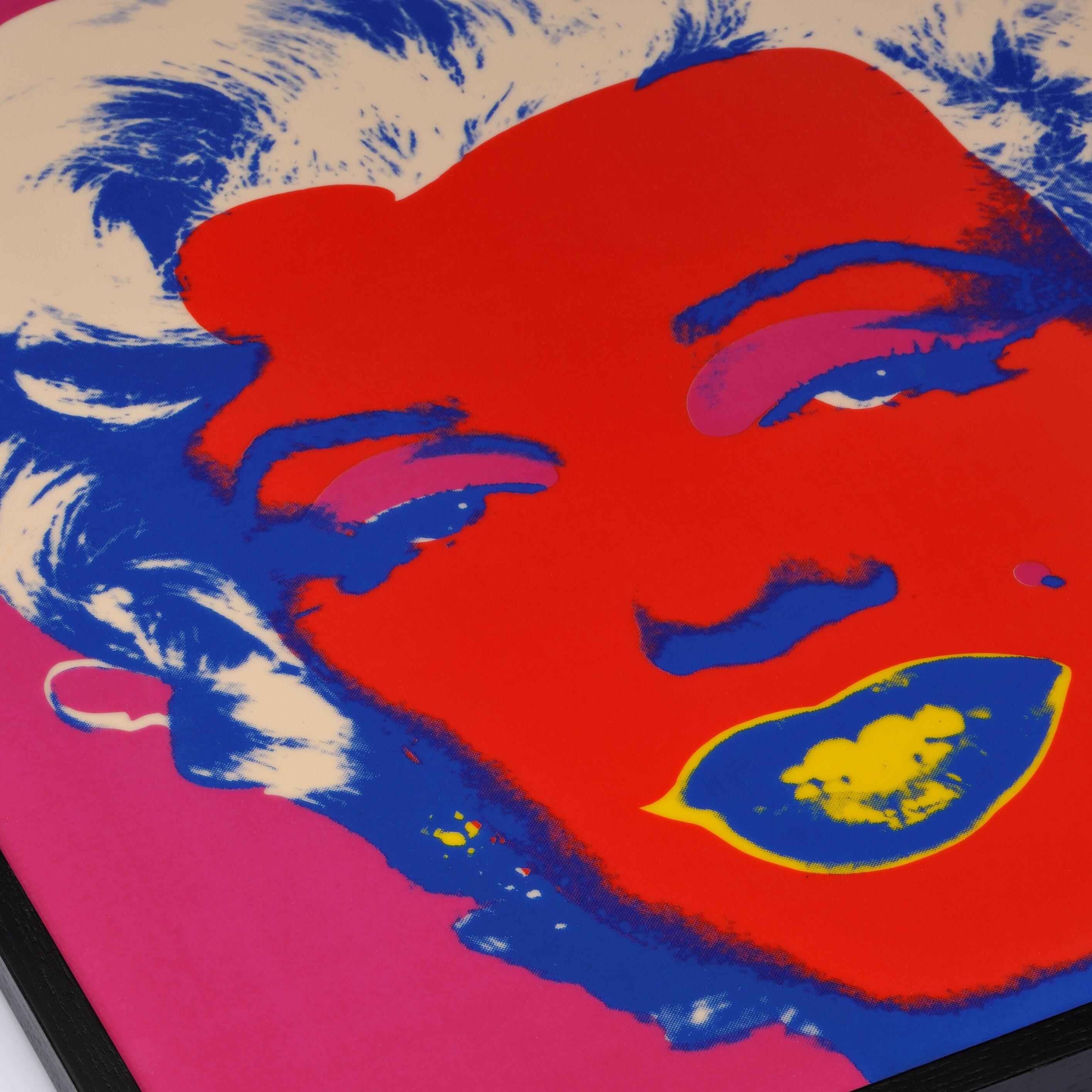 ANDY WARHOL (after)
Marilyn Purple-Red, 2010
Enamel on porcelain
Edition of 49
51 x 51 cm (20.1 x 20.1 in.)
Signed in glaze, numbered on the reverse on label In wooden box, accompanied by Certificate of Authenticity from the Rosenthal Studio in