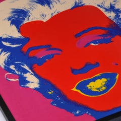 Purple-Red Marilyn by Andy Warhol, Pop Art, Signed by the artist's estate