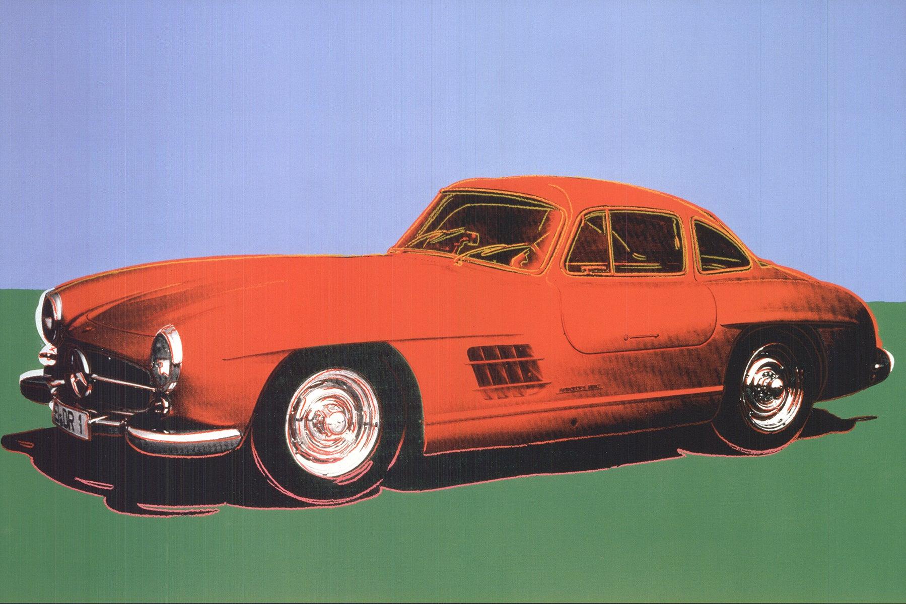 Mercedes Benz 300 SL Coupé - Print di (after) Andy Warhol