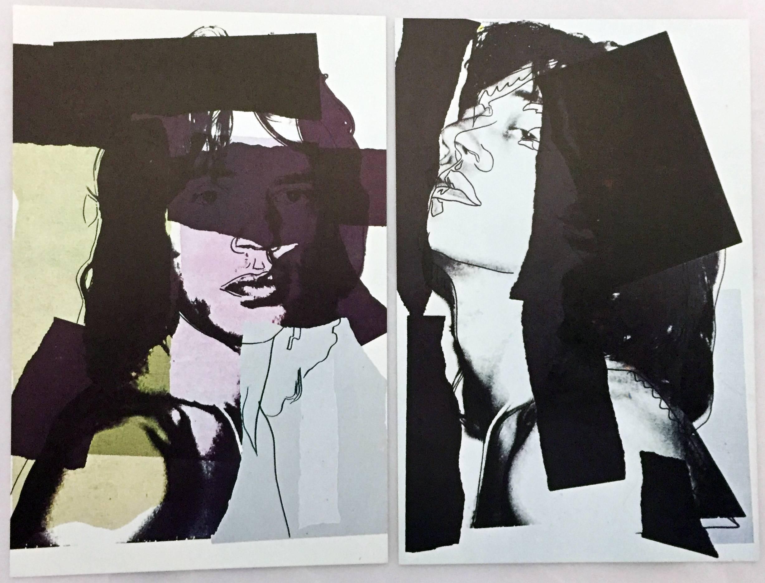 Mick Jagger, Andy Warhol, portfolio of 10 Leo Castelli announcements  1