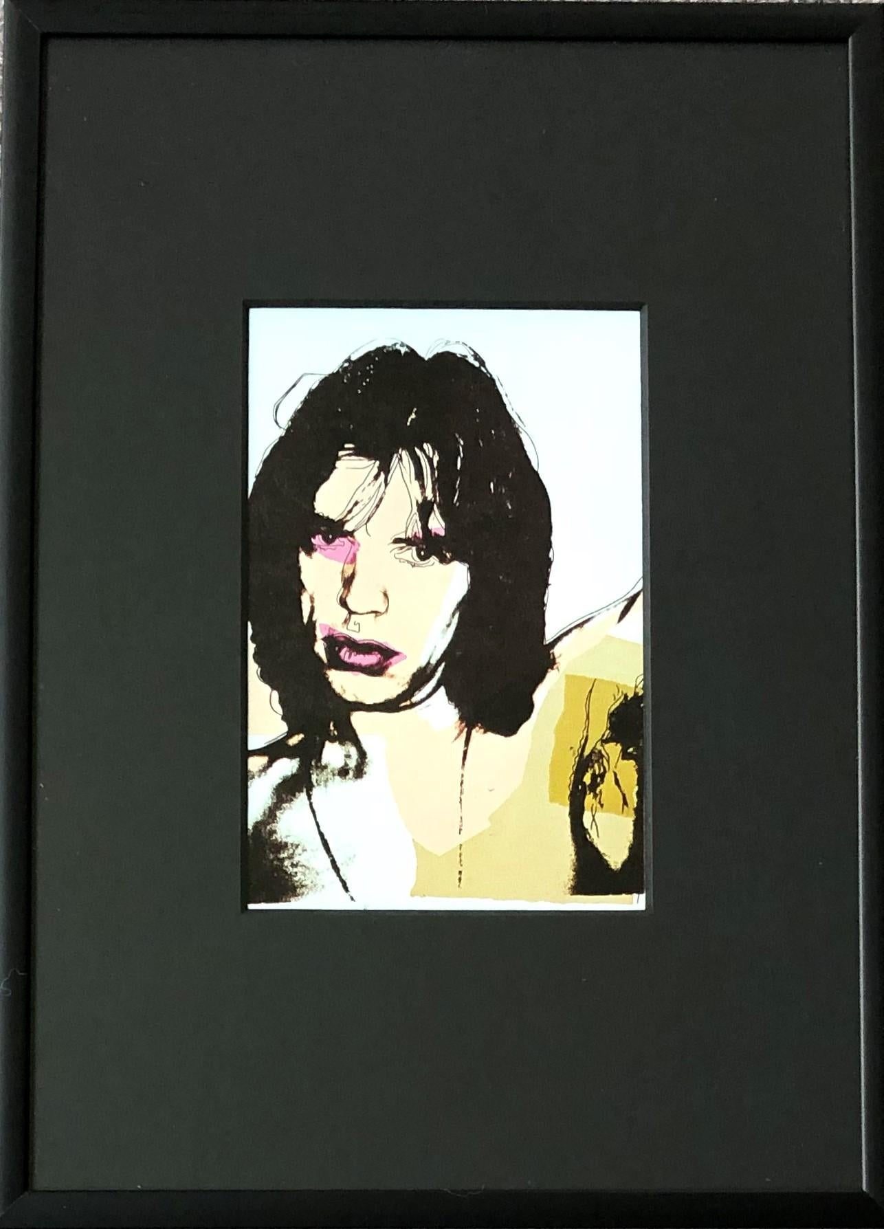 Andy Warhol, cartes d'annonce Jagger lot de 10, Rolling Stones, Musician, Pop - Pop Art Print par (after) Andy Warhol