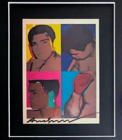 'Muhammad Ali' - Exhibition Card