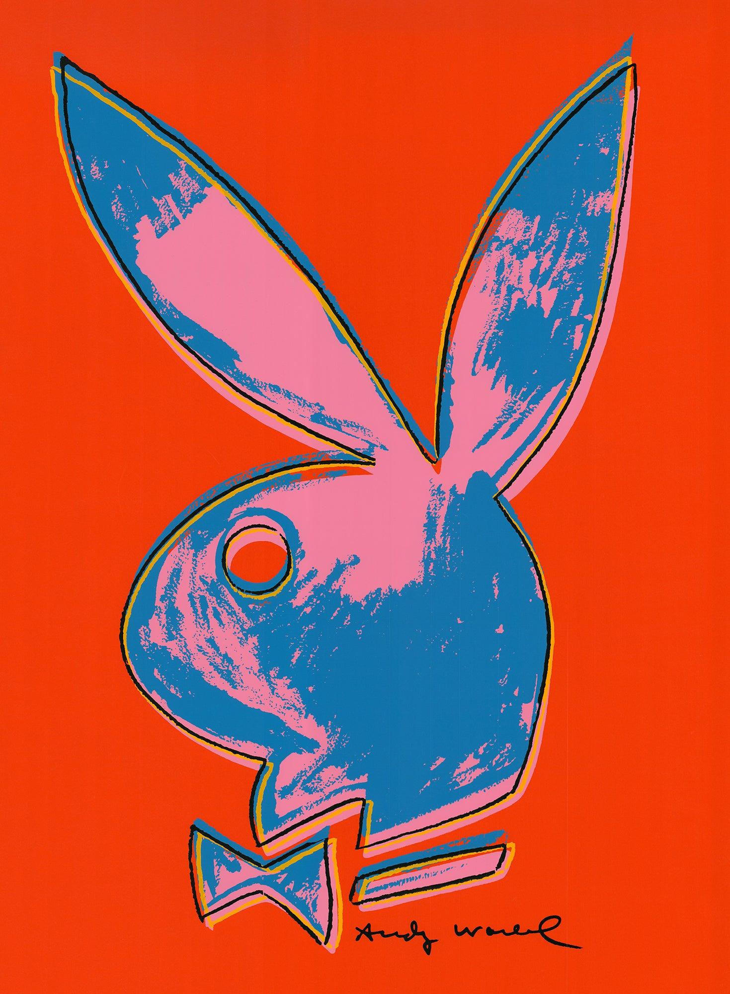 Playboy 35th Anniversary - Red Figurative Print by (after) Andy Warhol