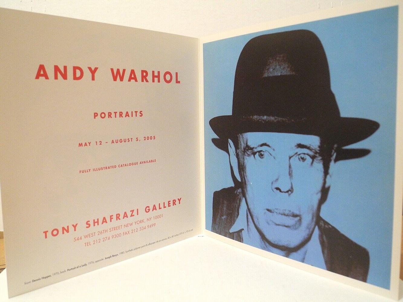 (after) Andy Warhol Portrait Print - Portraits Tony Shafrazi 2005