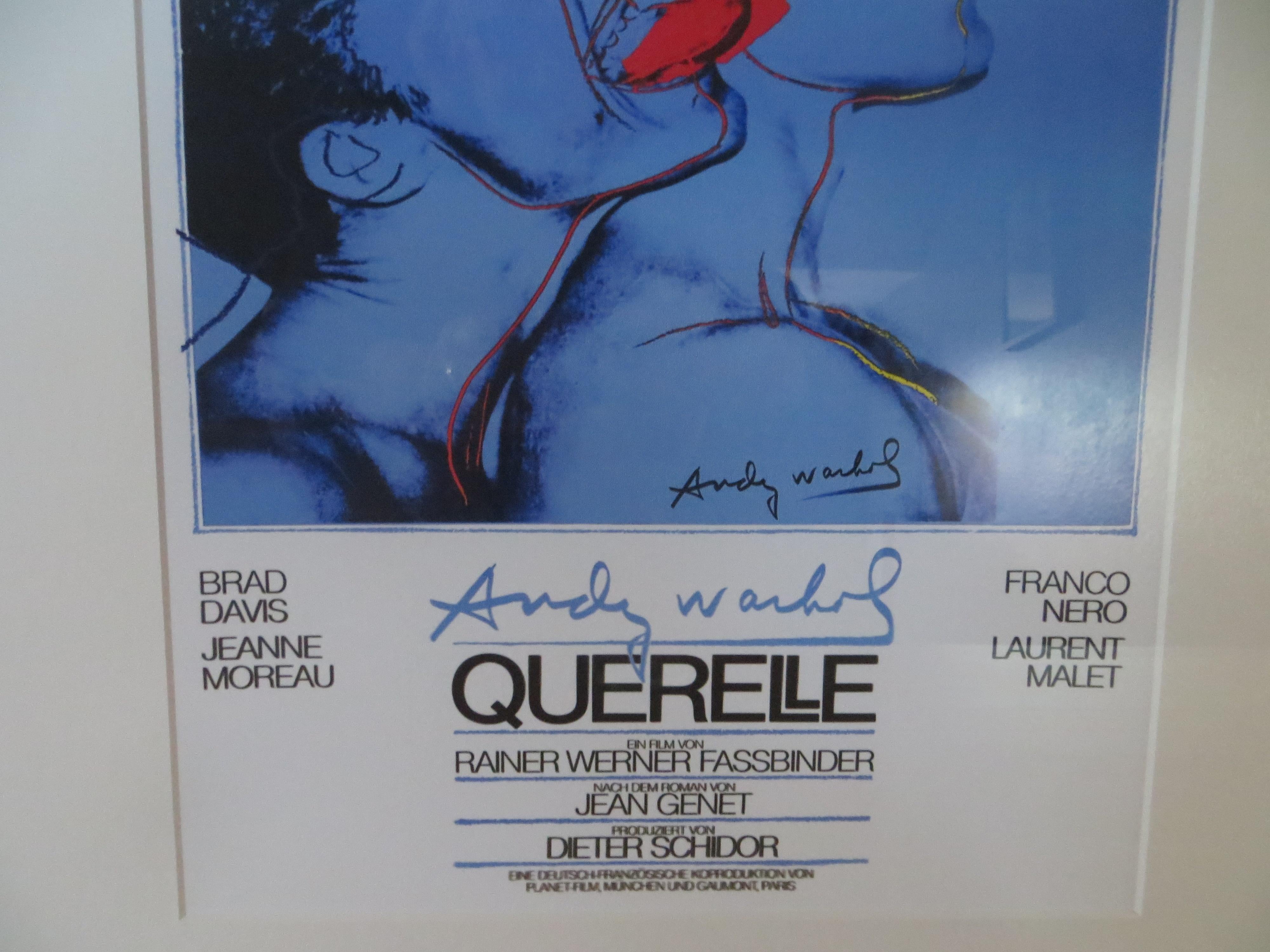 andy warhol querelle poster